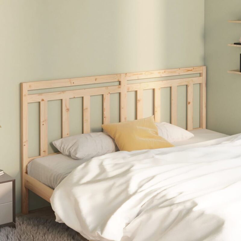 foto del prodotto vidaxl testiera per letto 206x4x100 cm in legno massello di pino