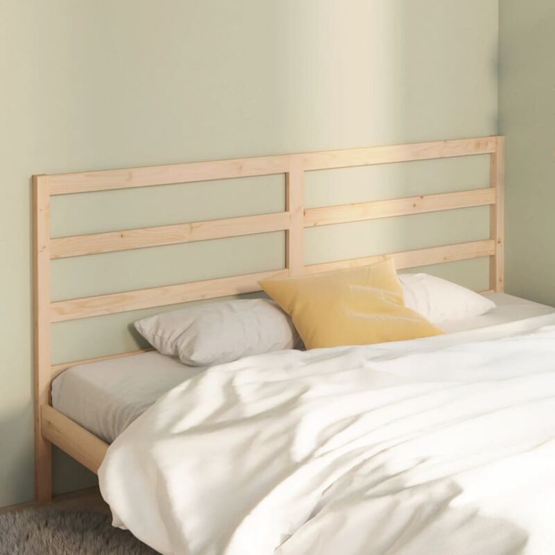 foto del prodotto vidaxl testiera per letto 206x4x100 cm in legno massello di pino