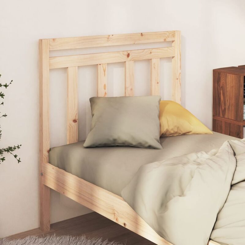 foto del prodotto vidaxl testiera per letto 81x4x100 cm in legno massello di pino