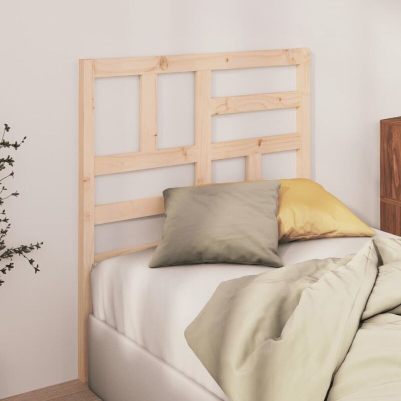 foto del prodotto vidaxl testiera per letto 81x4x104 cm in legno massello di pino