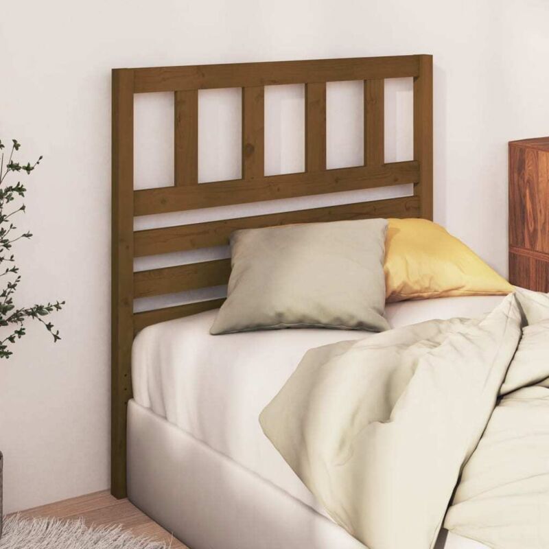 foto del prodotto vidaxl testiera per letto ambra 96x4x100 cm in legno di pino