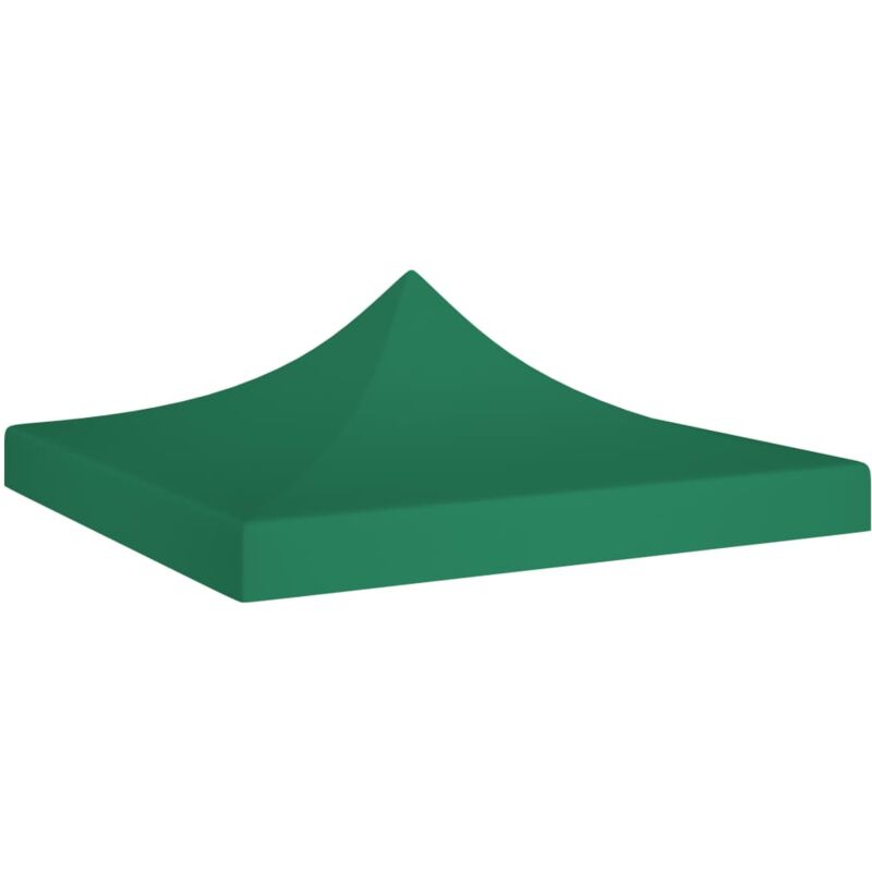 foto del prodotto vidaxl tetto per tendone per feste 3x3 m verde 270 g m 