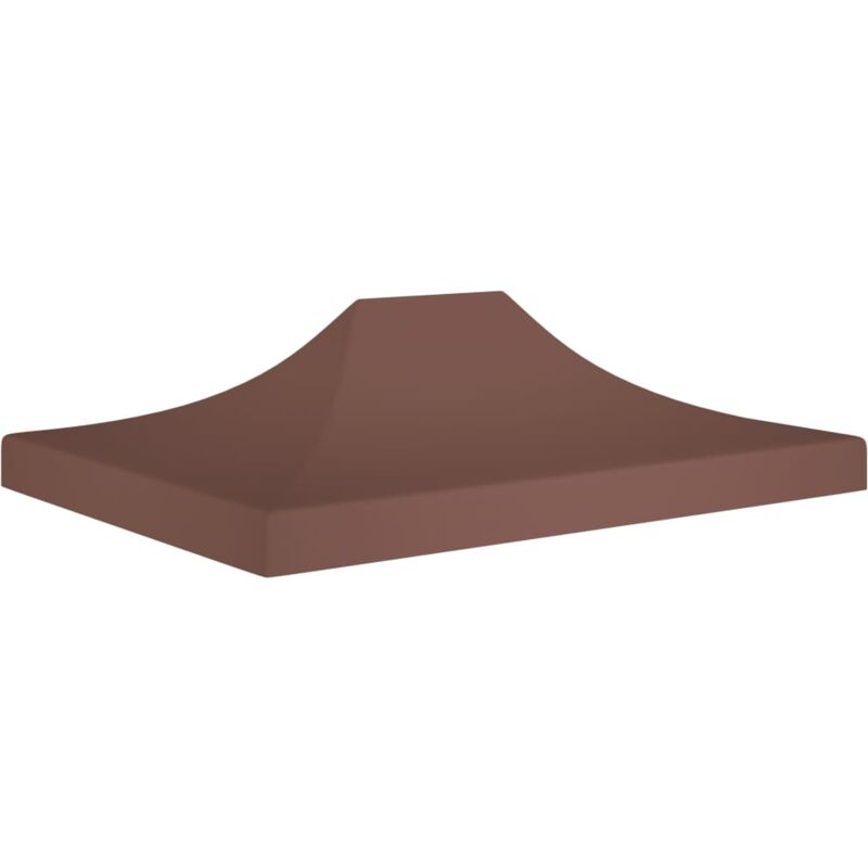 foto del prodotto vidaxl tetto per tendone per feste 4,5x3 m marrone 270 g m 