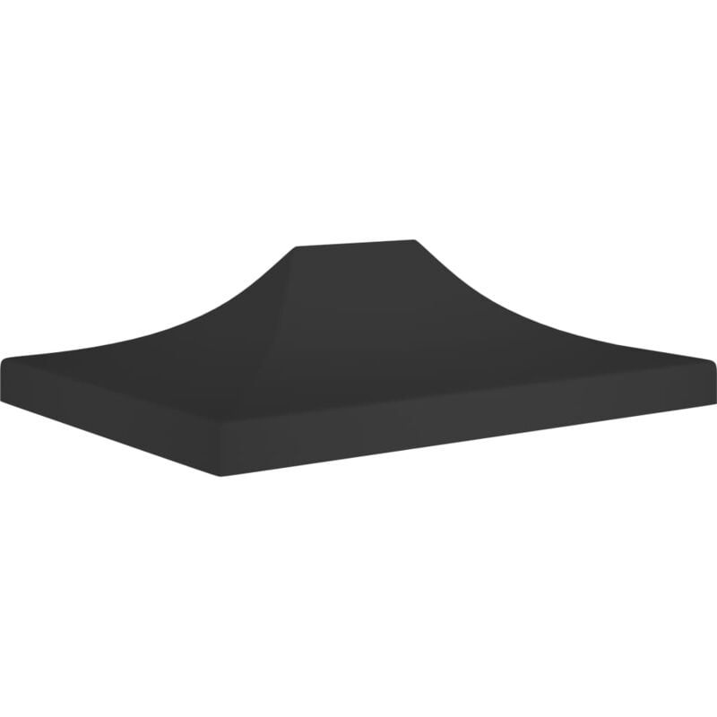 foto del prodotto vidaxl tetto per tendone per feste 4x3 m nero 270 g m 
