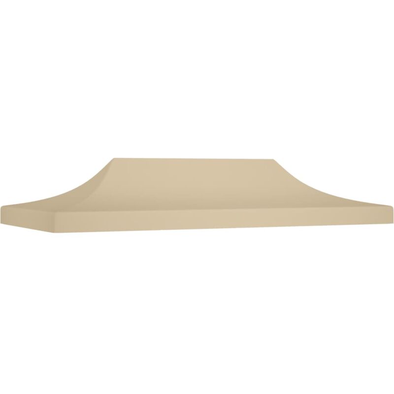 foto del prodotto vidaxl tetto per tendone per feste 6x3 m beige 270 g m 