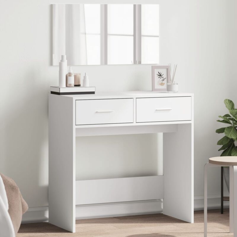 foto del prodotto vidaxl toeletta con specchio bianco 80x39x80 cm