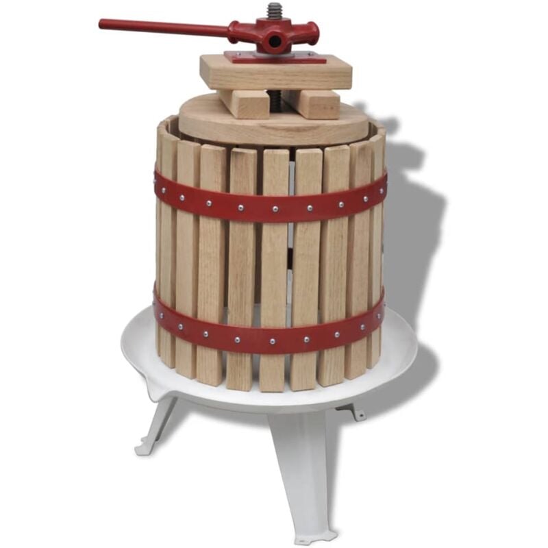 foto del prodotto vidaxl torchio per frutta e vino 12 l