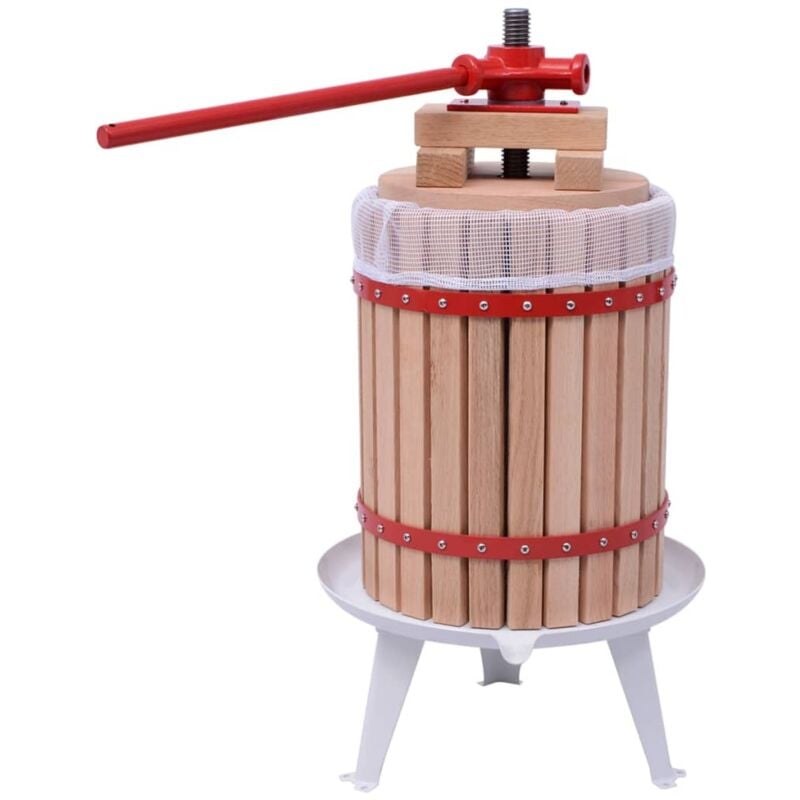 foto del prodotto vidaxl torchio per frutta e vino 18 l