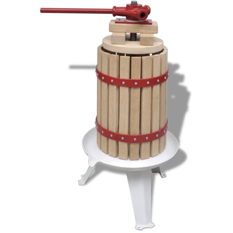 foto del prodotto vidaxl torchio per frutta e vino 6 l