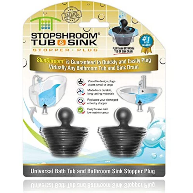 foto del prodotto vidaxl tubshroom stsplg2pk filtro, nero