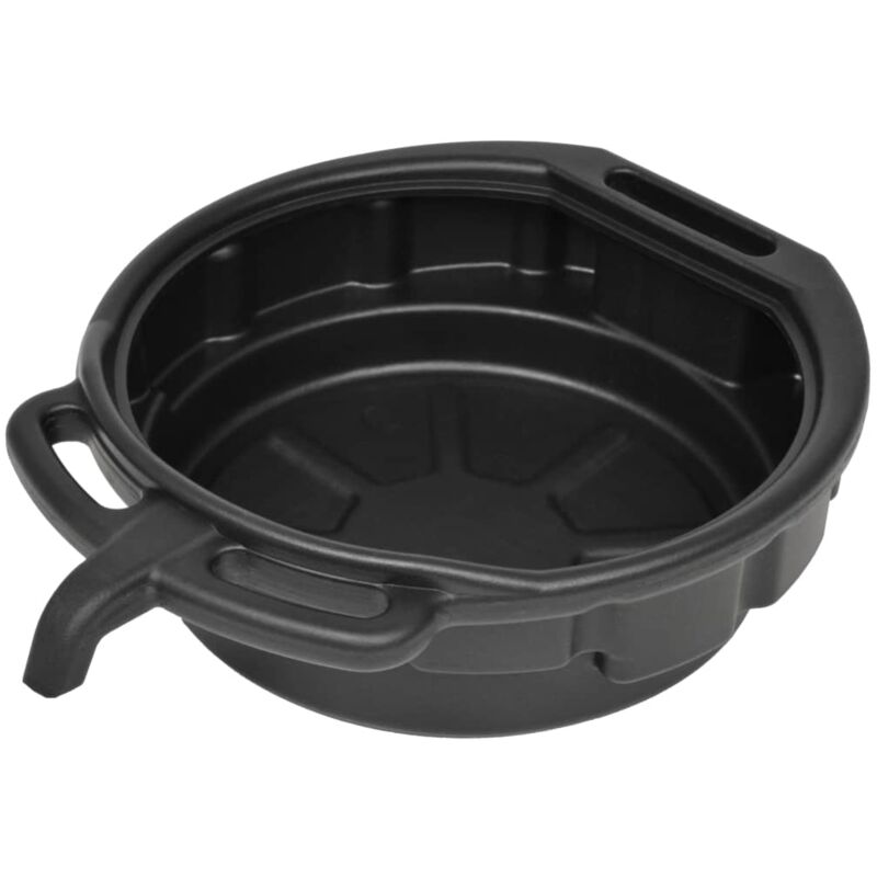 foto del prodotto vidaxl vaschetta di raccolta dell olio con beccuccio 16 l 57 x 16 cm in plastica nero