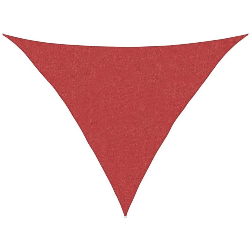 foto del prodotto vidaxl vela parasole 160 g m rossa 4x4x5,8 m in hdpe