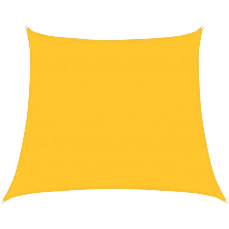 foto del prodotto vidaxl vela parasole 160 g m trapezio giallo 4 5x4 m in hdpe