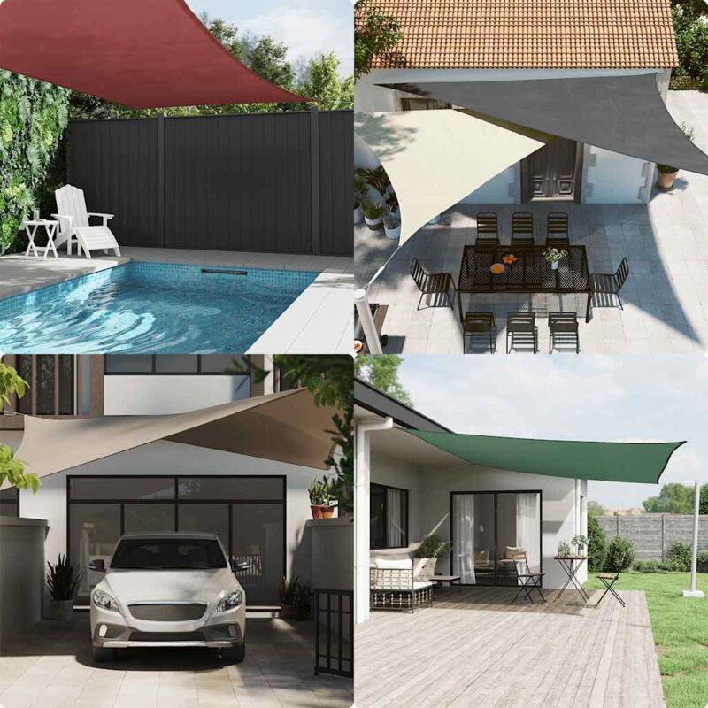 foto del prodotto vidaxl vela parasole blu 7x5x5 m 100 poliestere oxford