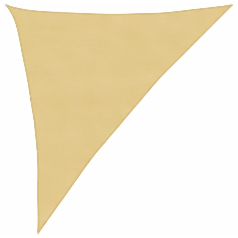 foto del prodotto vidaxl vela parasole sabbia 3x4x5 m 100 poliestere oxford