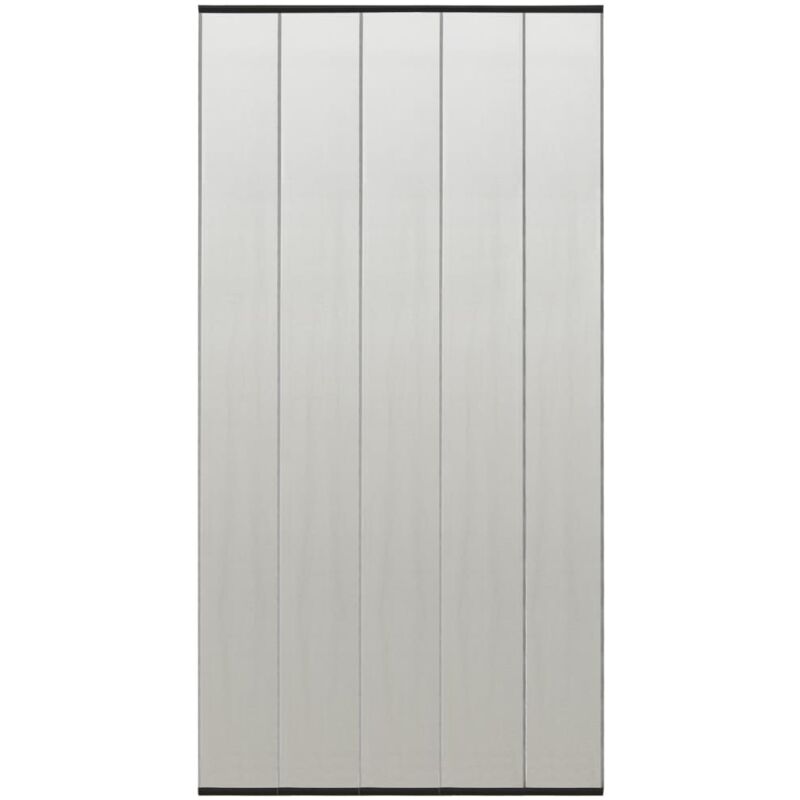 foto del prodotto vidaxl zanzariera per porta con 5 sezioni a rete nera 120x240 cm