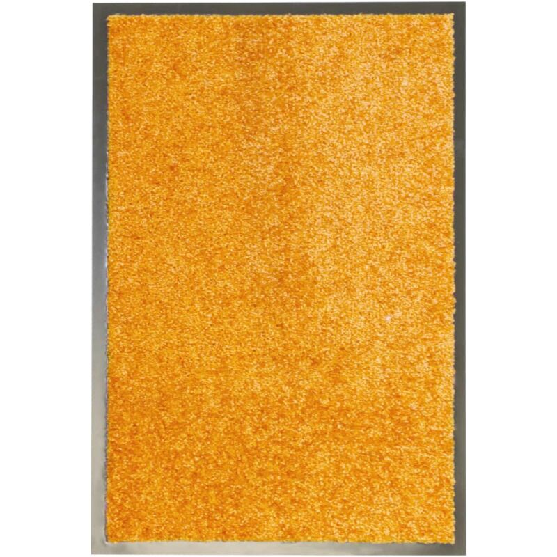 foto del prodotto vidaxl zerbino lavabile arancione 40x60 cm