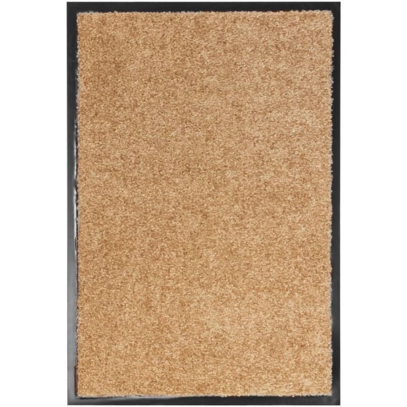foto del prodotto vidaxl zerbino lavabile crema 40x60 cm