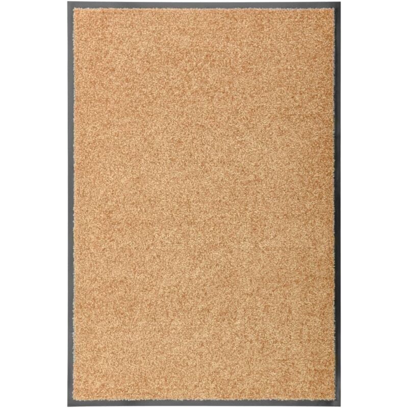 foto del prodotto vidaxl zerbino lavabile crema 60x90 cm