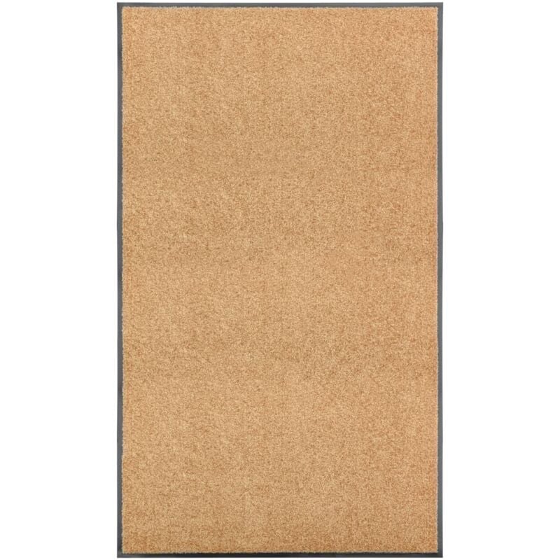 foto del prodotto vidaxl zerbino lavabile crema 90x150 cm