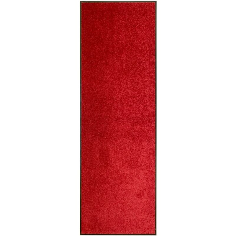 foto del prodotto vidaxl zerbino lavabile rosso 60x180 cm