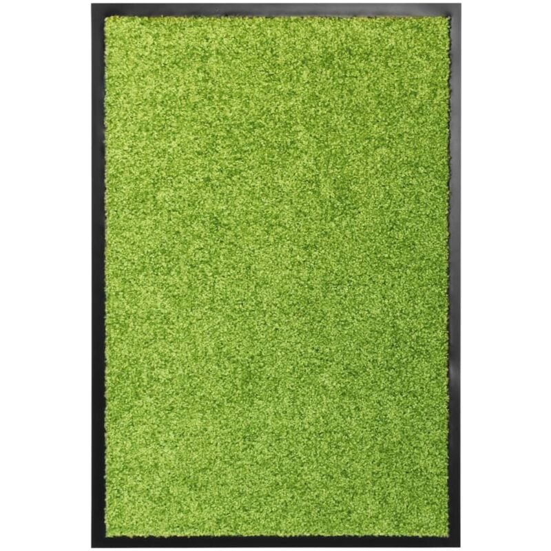 foto del prodotto vidaxl zerbino lavabile verde 40x60 cm