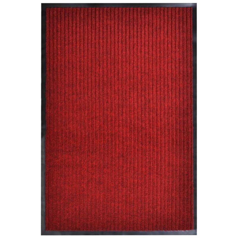 foto del prodotto vidaxl zerbino rosso 117x220 cm in pvc