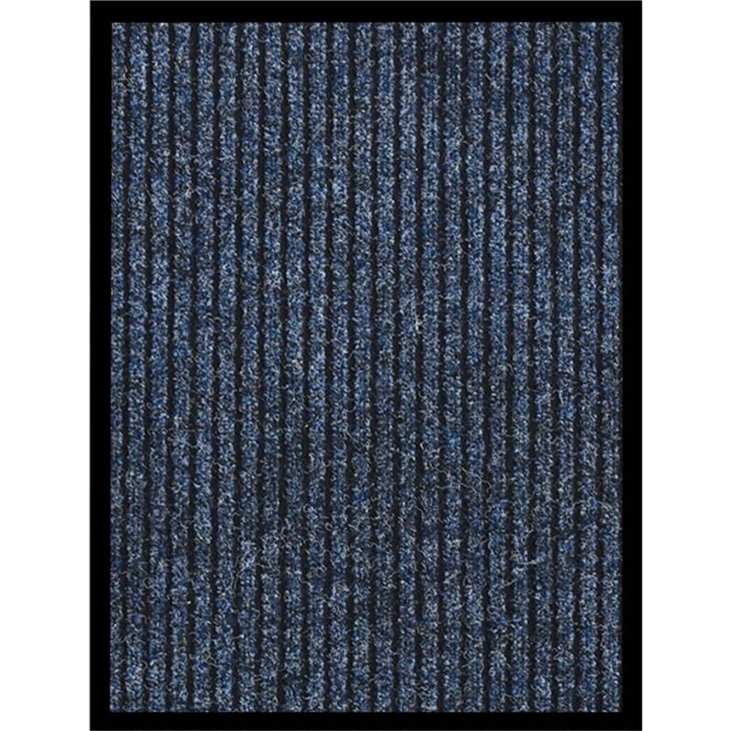 foto del prodotto vidaxl zerbino striato blu 40x60 cm