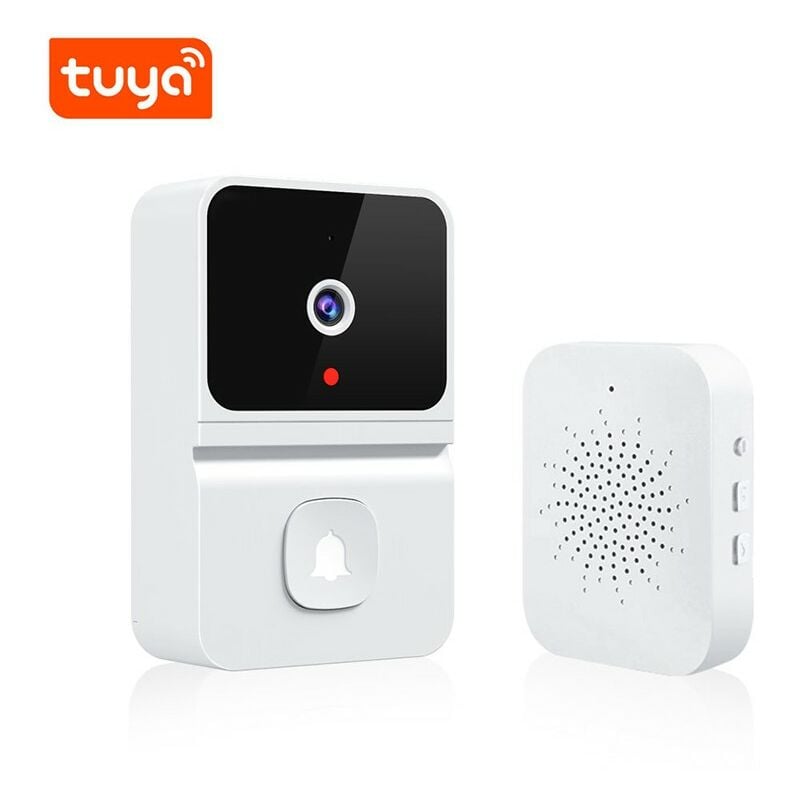 foto del prodotto video campanello smart wifi bianco tuya