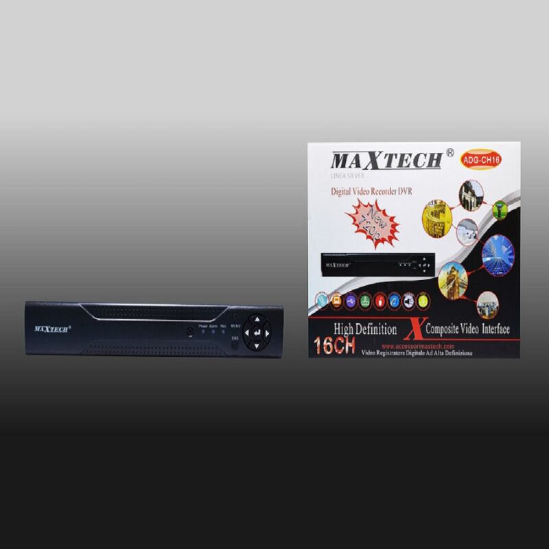 foto del prodotto video registratore digitale dvr 16 canali alta definizione 720p adg ch16 maxtech