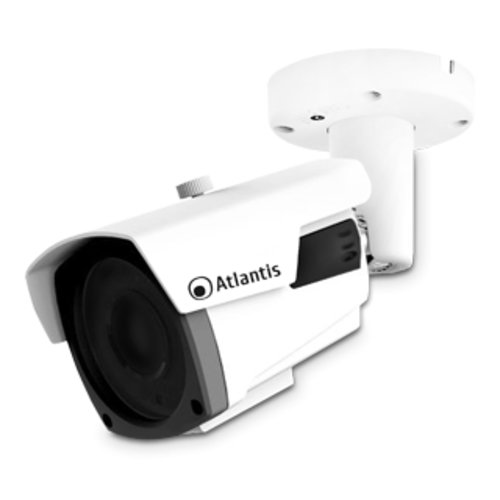 foto del prodotto videocamera atlantis ultraplex a11 ux914a bpv ip poe bullet 5mpx 2592x1944 20fps h.264 265 1 2.5 cmos 4x ir 4 array led 30m