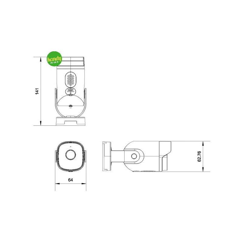 immagine 0 del prodotto videocamera wifi 1080p vimar interno esterno
