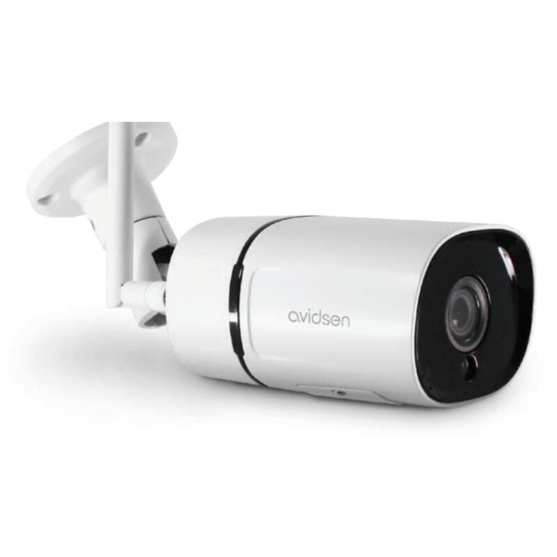 foto del prodotto videocamera wifi avidsen 1920x1080p portata max 15m bianco 123413