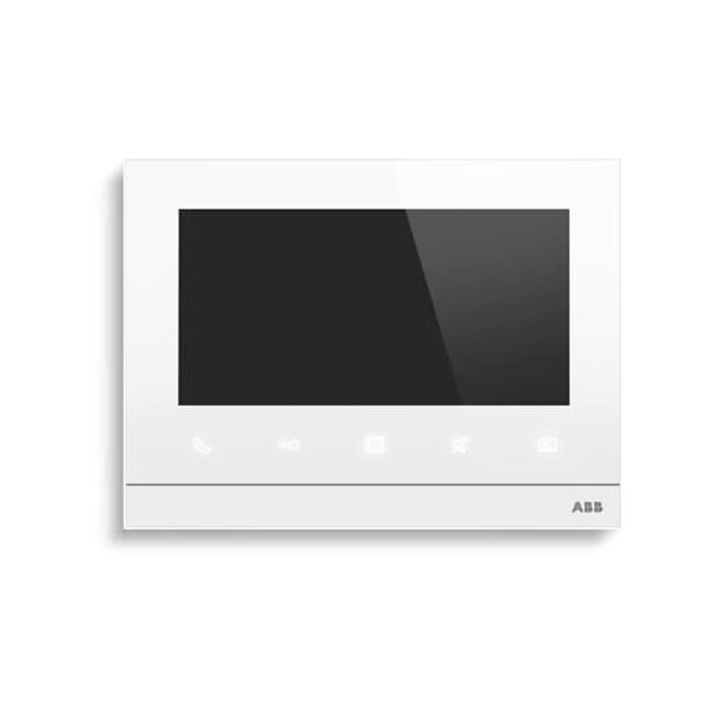 foto del prodotto videocitofono abb m22381 w tloop 7 pollici bianco wli412b