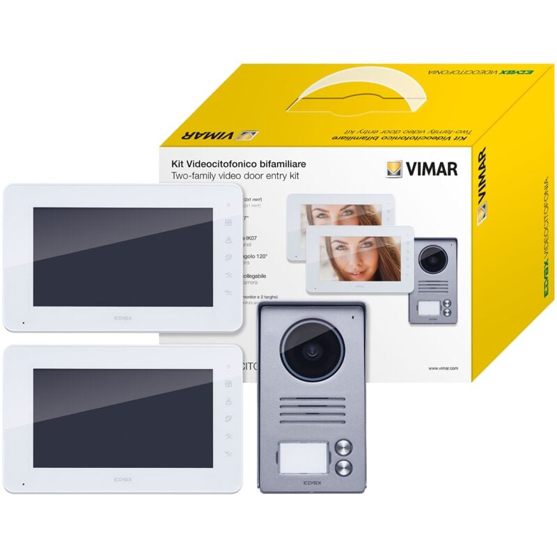 foto del prodotto videocitofono bifamiliare vimar elvox k40911 7 a colori