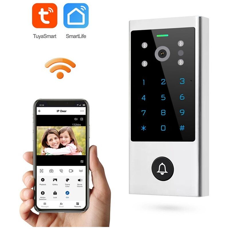 foto del prodotto videocitofono con controllo accessi smart wifi tuya