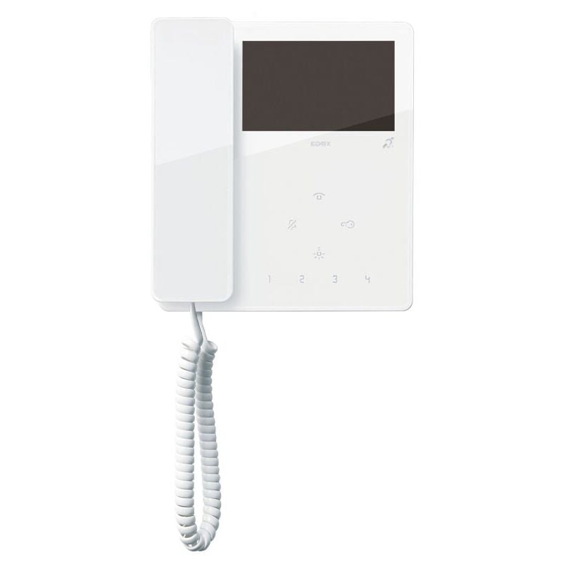 foto del prodotto videocitofono elvox tab a parete display 4,3 sistema 2 fili plus bianco 7549