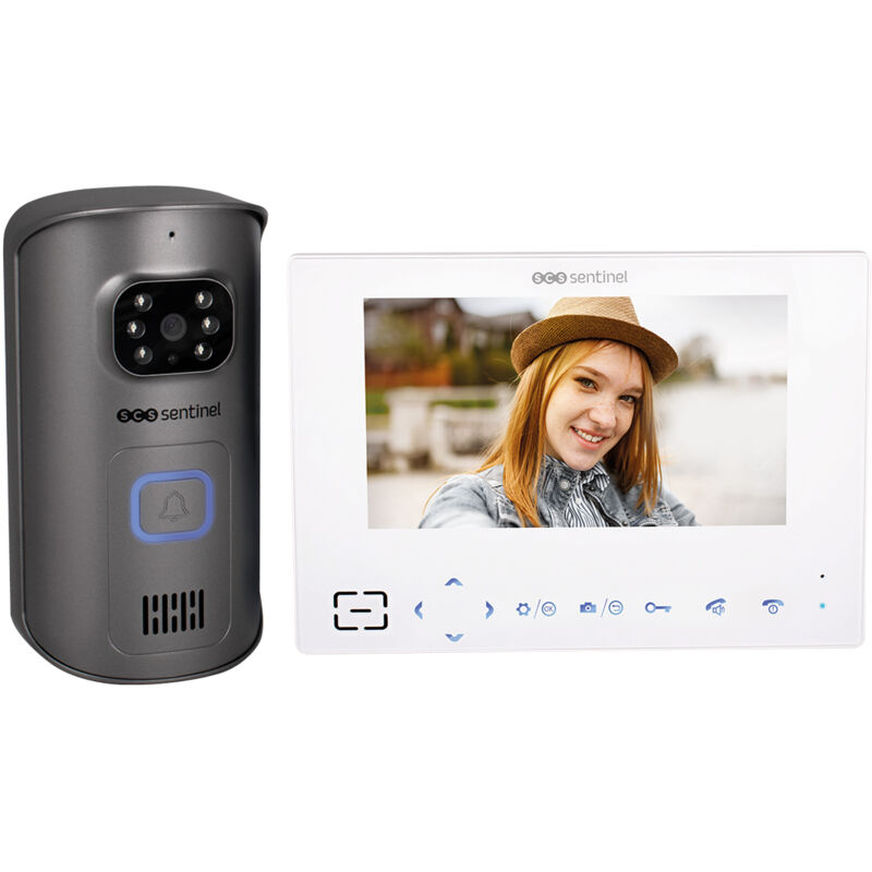 foto del prodotto videocitofono senza fili 300 metri in campo libero antenna integrata pvs0012 scs sentinel
