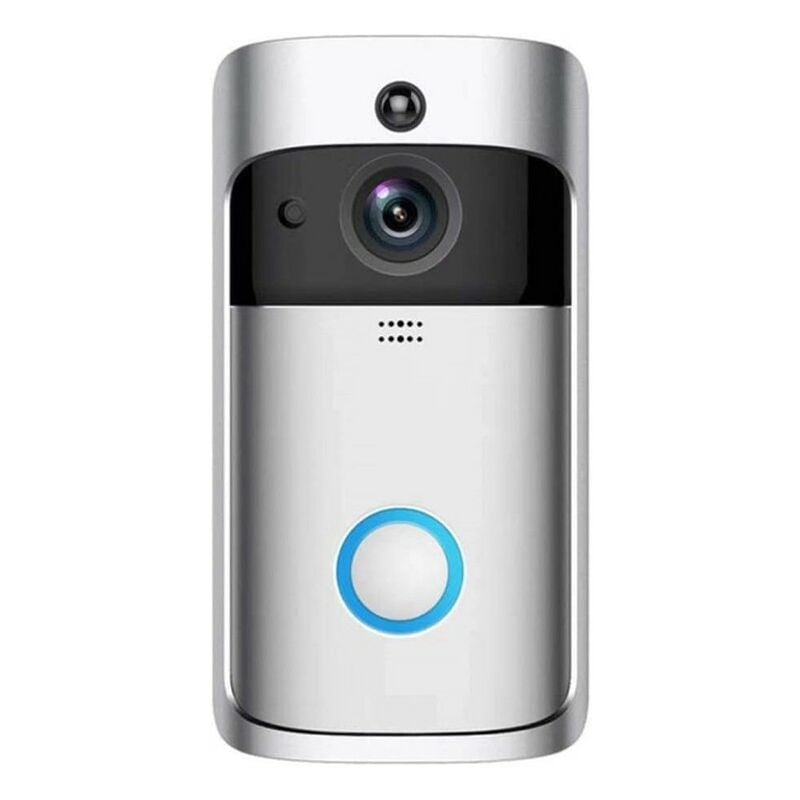 foto del prodotto videocitofono smart wifi con visione notturna grigio grigio tuya