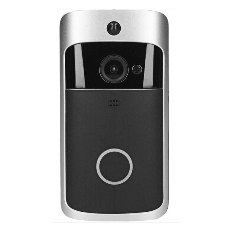foto del prodotto videocitofono smart wifi con visione notturna nero tuya