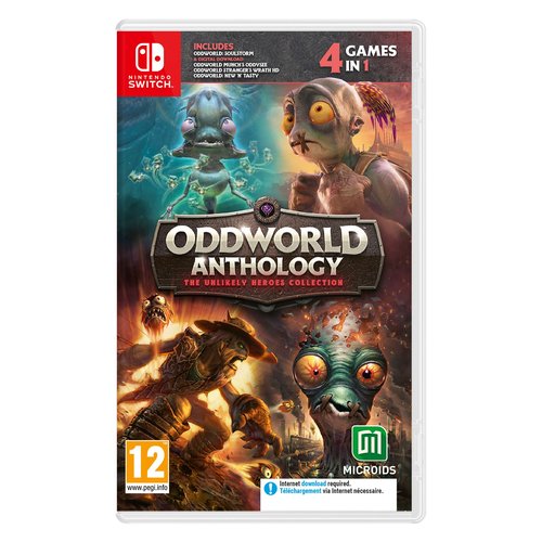 immagine 0 del prodotto videogioco microids 1177061 switch oddworld anthology the unlikely her