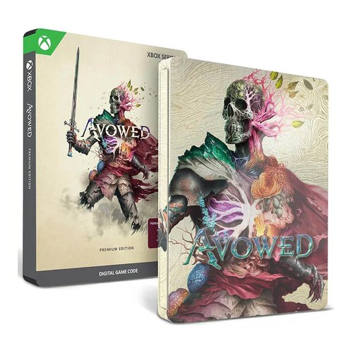 foto del prodotto videogioco microsoft ep2 18815 xbox series avowed premium steelbook ed