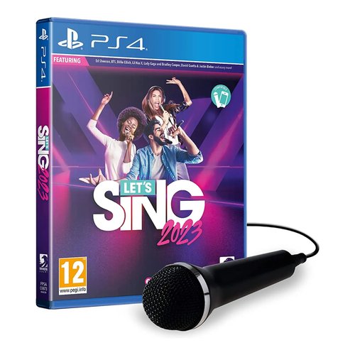 foto del prodotto videogioco ravenscourt 1101015 playstation 4 lets sing 2023 con micro