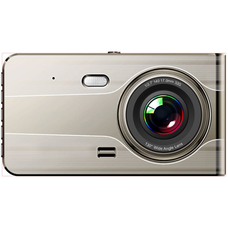 foto del prodotto videoregistratore per auto lcd full hd g sensor con telecamera di retromarcia, beige