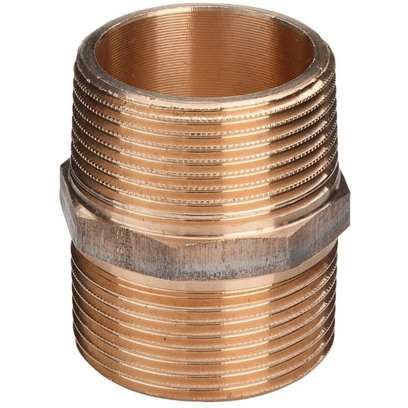 foto del prodotto viega 3280 raccordo nipple 1.1 2 maschio maschio bronzo lucido - 269111