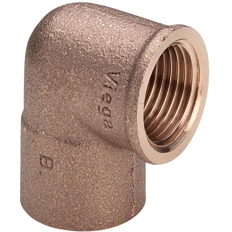 foto del prodotto viega italia srl gomito a 90 ff 14 1 2 bronzo, estremit a saldare femmina, filettatura rp 467692