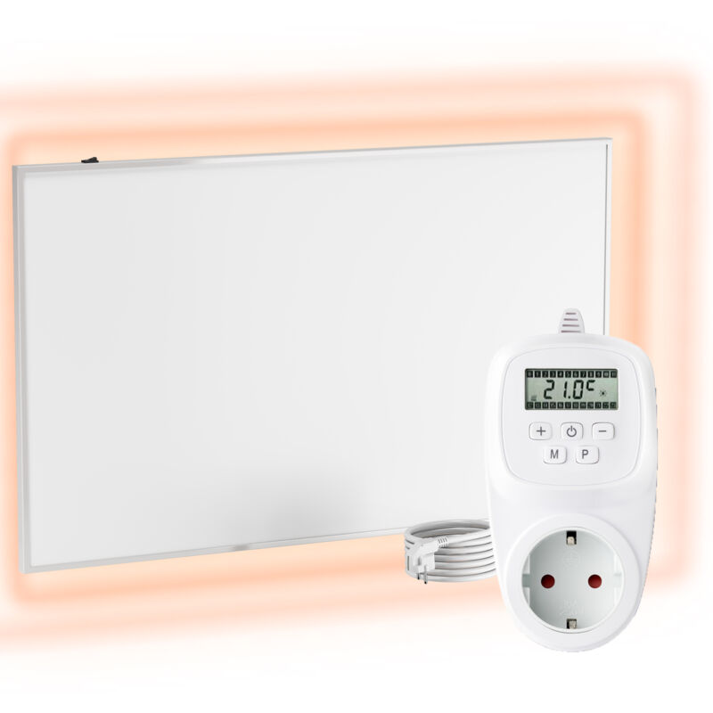 foto del prodotto viesta pannello riscaldante a infrarossi con termostato incl.termostato th12 radiatore a infrarossi riscaldamento a infrarossi con tecnologia