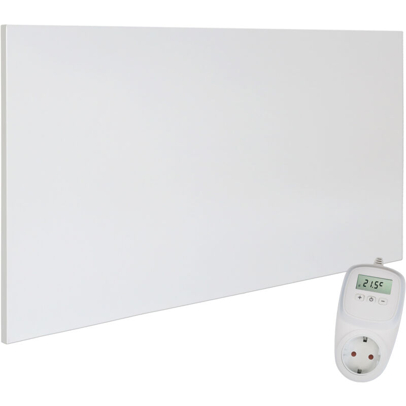 foto del prodotto viesta riscaldamento a infrarossi da parete con termostato incl. th10 termostato radiatore da parete riscaldamento a infrarossi carbon crystal