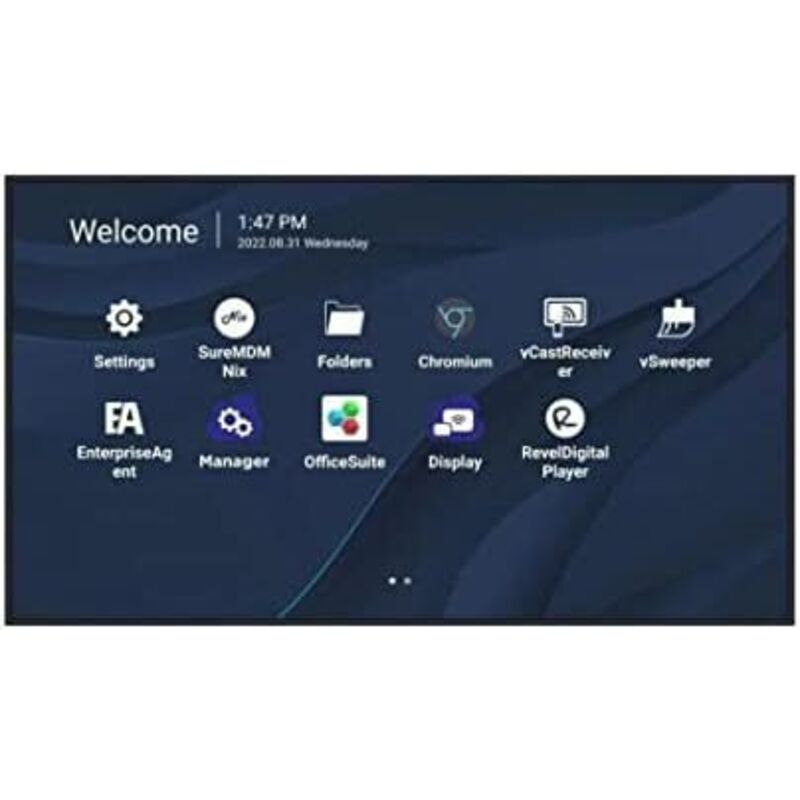 foto del prodotto viewsonic - cde5530 supporto di presentazione wall black