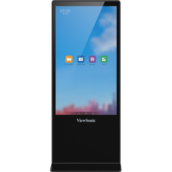 foto del prodotto viewsonic ep5542 visualizzatore di messaggi 139,7 cm 55 400 cd m 4k ultra hd android 8.0 16 7